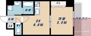 S-FORT江坂Fioreの物件間取画像